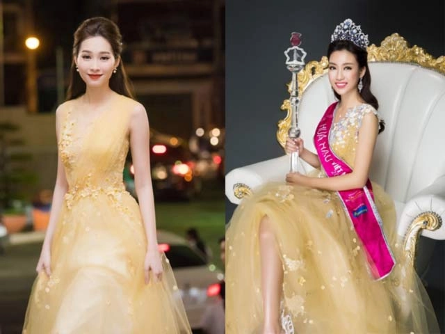 Hh mỹ linh và hh thu thảo đẹp bất phân thắng bại khi đụng váy - 4