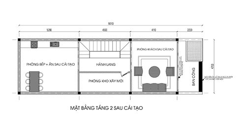 Hn chẳng tốn nhiều tiền nhà ống xập xệ trở nên hiện đại tươi sáng - 11