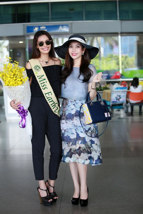 Hoa hậu trái đất 2015- angelia ong tới thăm việt nam - 4