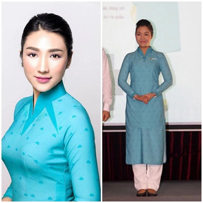 Hoa hậu vn khen chê đồng phục mới của vietnam airlines - 7