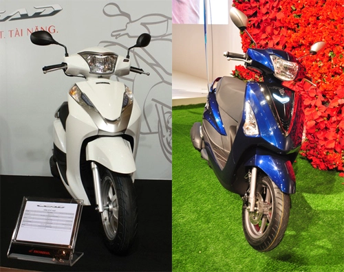  honda lead và yamaha acruzo - cuộc chiến xe tay ga mới tại việt nam - 1