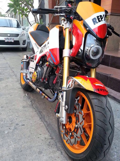  honda msx 125 độ dáng cb1000r repsol - 6