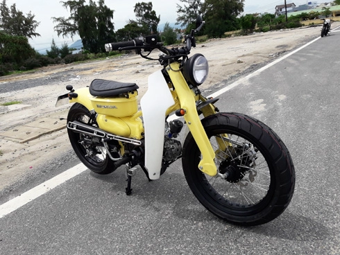  honda super cub độ độc của chàng trai khánh hòa - 1