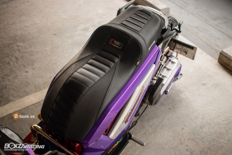 Honda zoomer-x độ độc đáo với phiên bản purple glass - 11