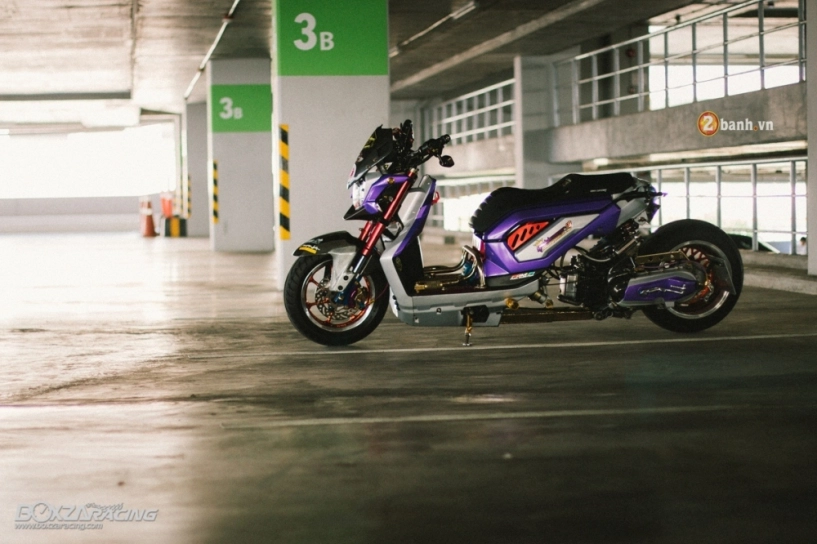 Honda zoomer-x độ độc đáo với phiên bản purple glass - 14