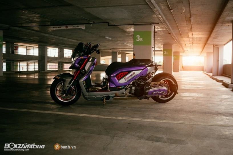 Honda zoomer-x độ độc đáo với phiên bản purple glass - 17