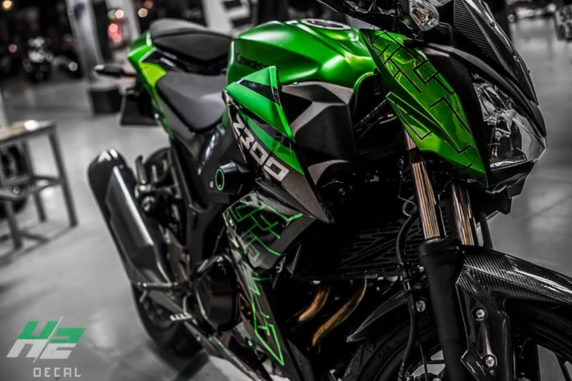 Kawasaki z300 thay áo theo phong cách mới - 4