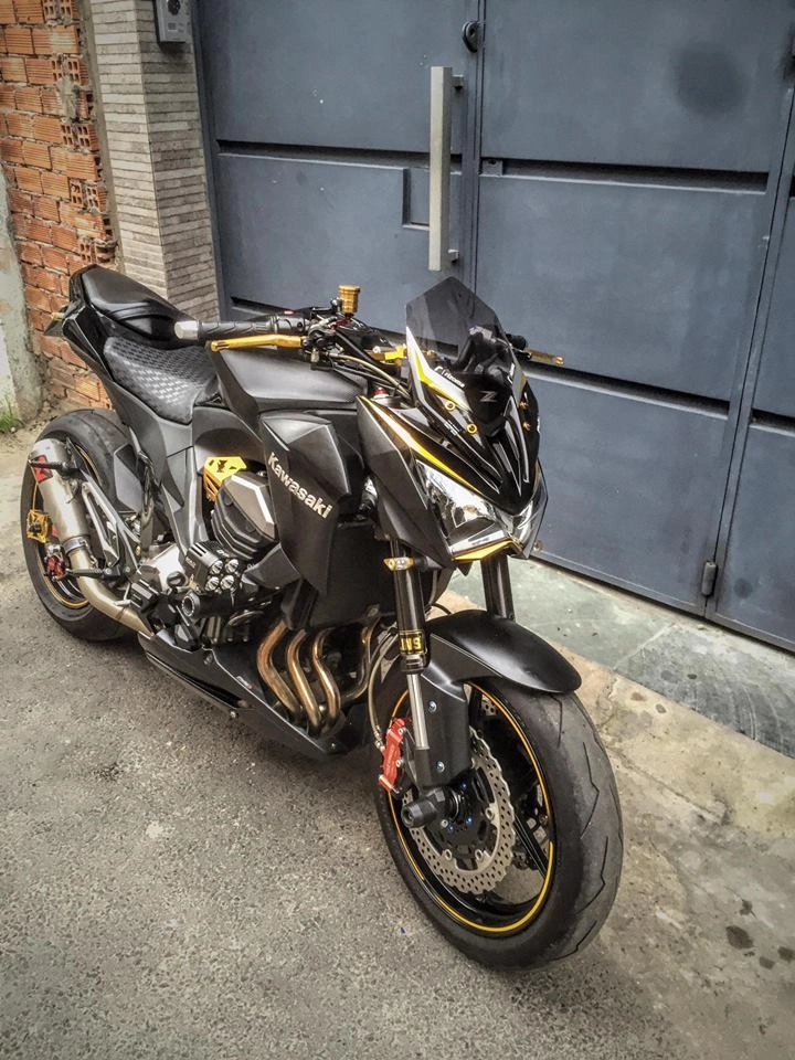 Kawasaki z800 độ full option của biker sài thành - 1
