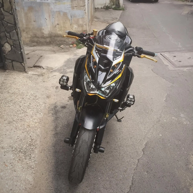 Kawasaki z800 độ full option của biker sài thành - 3