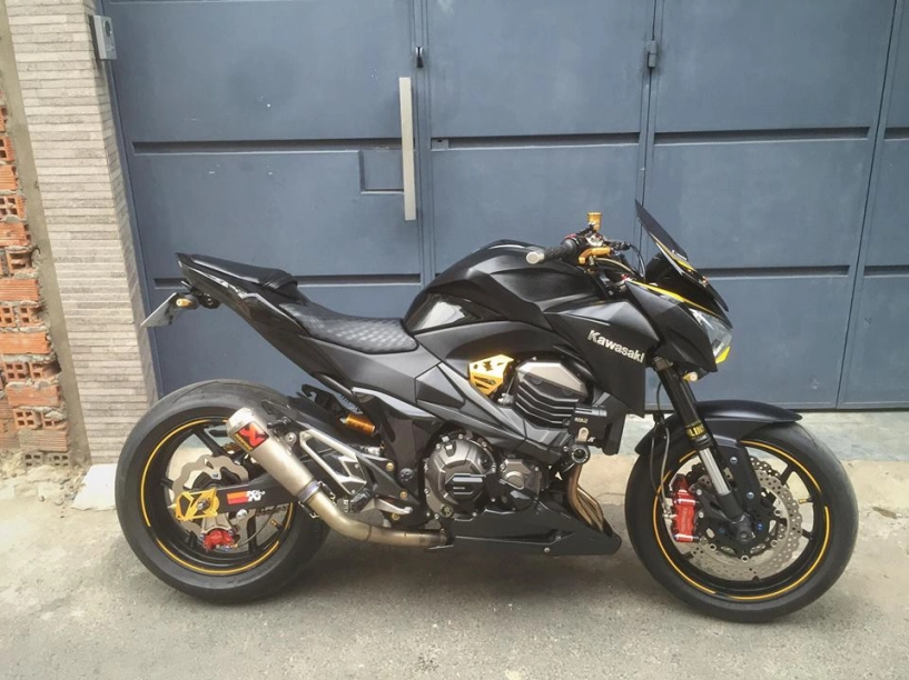 Kawasaki z800 độ full option của biker sài thành - 5