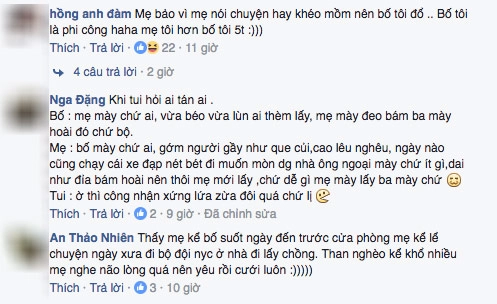 Khi bạn hỏi vì sao bố lấy mẹ và những câu trả lời bá đạo của bố mẹ - 11