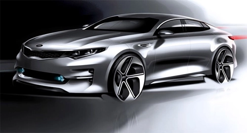  kia optima 2016 lần đầu lộ thiết kế - 1