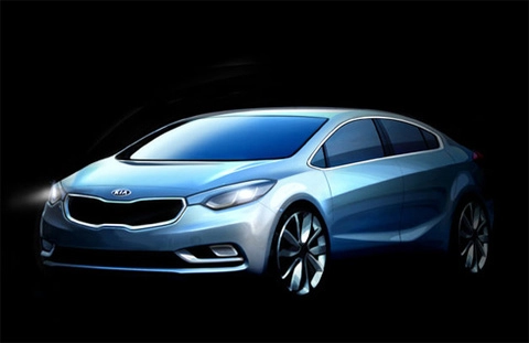  kia tiết lộ forte thế hệ mới - 1