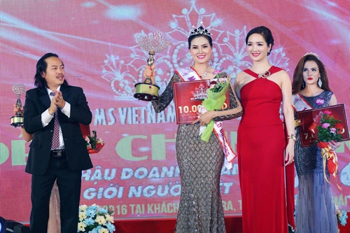 Kim thoa đăng quang hoa hậu doanh nhân thế giới người việt 2016 - 4