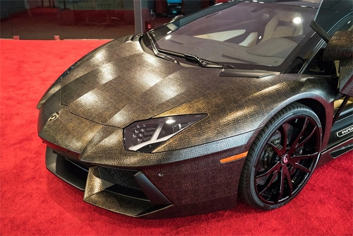  lamborghini aventador giả bọc da cá sấu - 8