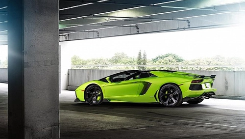  lamborghini aventador roadster màu lạ - 3