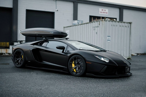  lamborghini aventador trượt tuyết - 1