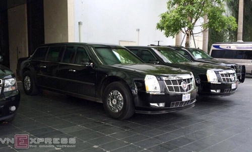  limousine the beast của tổng thống mỹ xuất hiện tại hà nội - 1