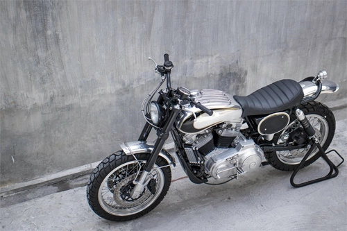  lột xác harley-davidson 883 thành scrambler kiểu mỹ - 2