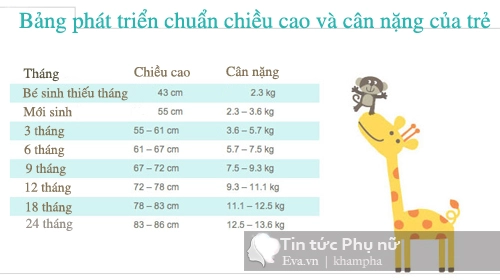 Mẹ cần nhớ đoán chiều cao của con và chuẩn tăng trưởng theo từng tháng - 2