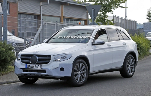  mercedes glc trên đường thử - 1