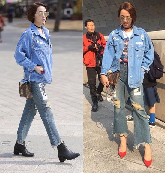 Mốt jeans xấu xí nhưng vẫn khiến nhiều sao việt thích mê - 3