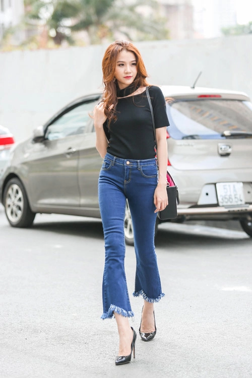 Mốt jeans xấu xí nhưng vẫn khiến nhiều sao việt thích mê - 4