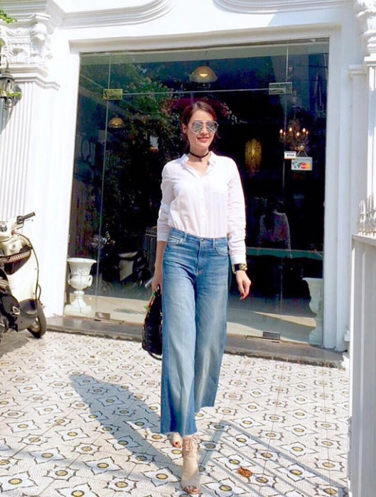 Mốt jeans xấu xí nhưng vẫn khiến nhiều sao việt thích mê - 12