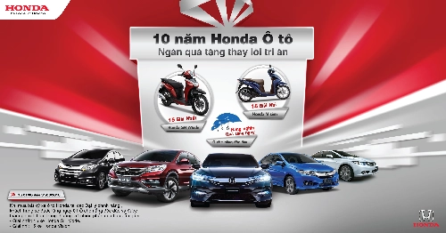  mua ôtô honda tặng xe máy honda - 1