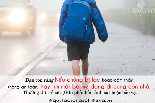 Những quy tắc mẹ cần dạy để trẻ tránh bị bắt cóc - 2