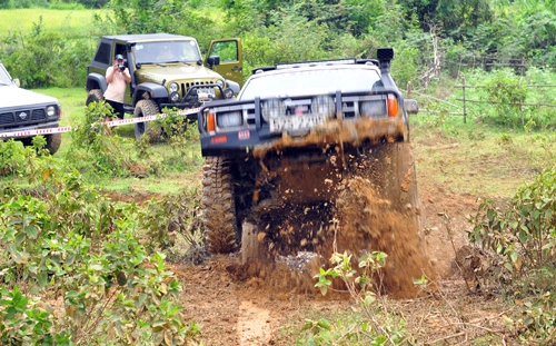  ôtô địa hình tập offroad ở ba vì - 5