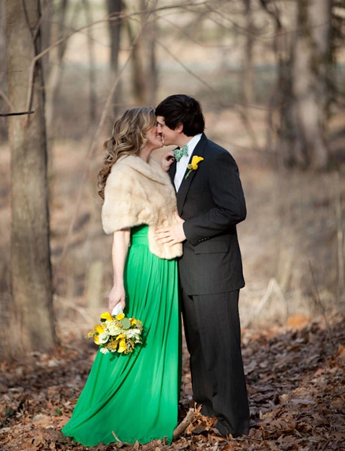 Phong cách xanh lục bảo tuyệt vời cho ngày cưới - 6