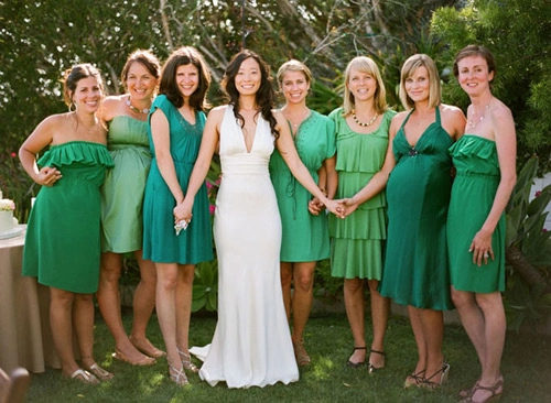 Phong cách xanh lục bảo tuyệt vời cho ngày cưới - 9