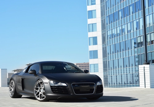  siêu xe audi r8 đen mờ bí ẩn - 1