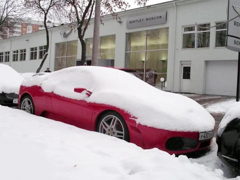  siêu xe phủ tuyết trắng - 2