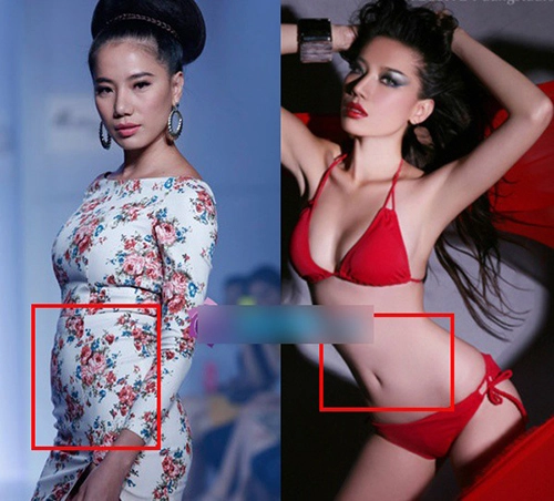 Sự đối lập về nhan sắc của các người đẹp trước và sau photoshop - 3