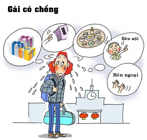 Sự khác nhau giữa gái ế và gái có chồng khi đón tết - 2