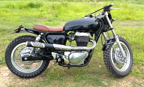  suzuki st400 scrambler - kiểu độ lạ ở việt nam - 1