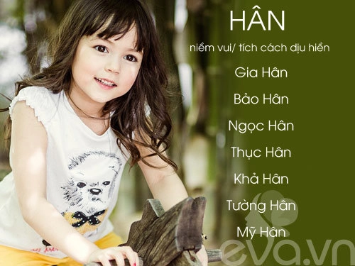 Top tên hán việt hay ý nghĩa cho con gái 2016 phần 1 - 11