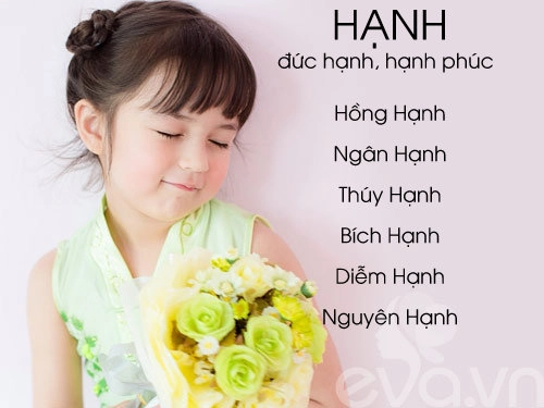 Top tên hán việt hay ý nghĩa cho con gái 2016 phần 1 - 12