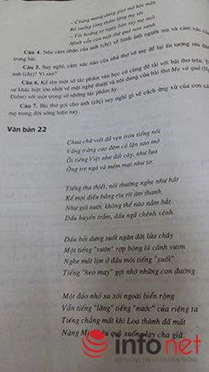 Tranh cãi về bài thơ tiếng việt bản nào là chuẩn bản nào hay - 4