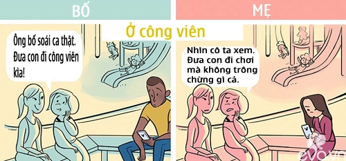 Tranh giật mình về sự tàn nhẫn của người đời khi mẹ và bố cùng nuôi con - 3