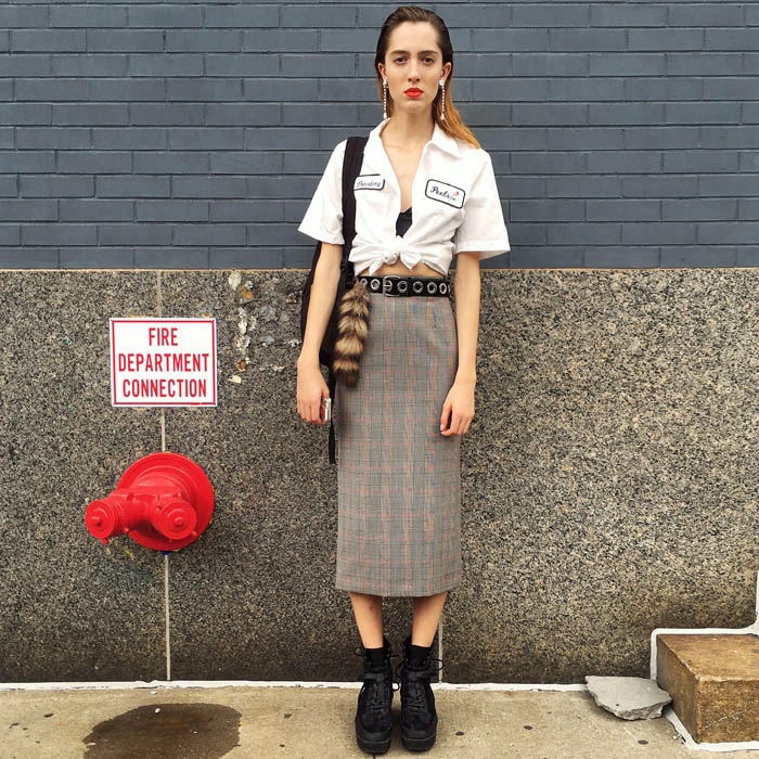 Tuần lễ thời trang new york váy áo lập dị thống lĩnh đường phố - 12