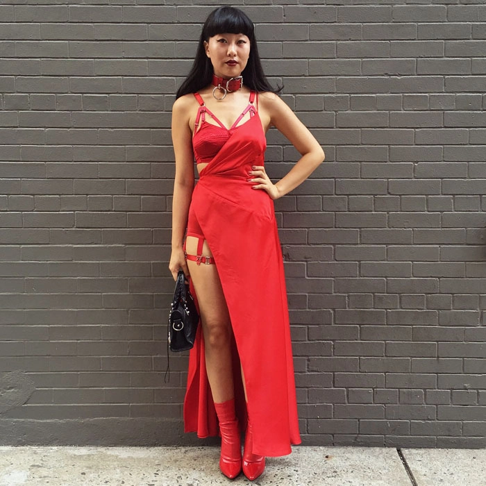Tuần lễ thời trang new york váy áo lập dị thống lĩnh đường phố - 14