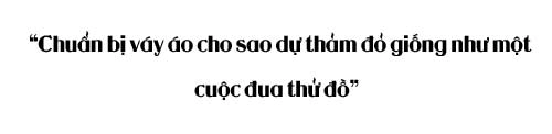 vén màn chuẩn bị váy đầm dự tiệc trên thảm đỏ của các ngôi sao - 2