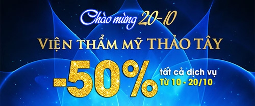 Viện thẩm mỹ thảo tây tặng 50 tất cả dịch vụ - 1