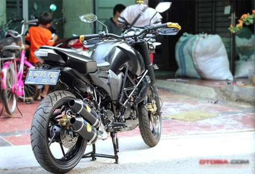  yamaha byson độ phong cách ducati streetfighter - 3