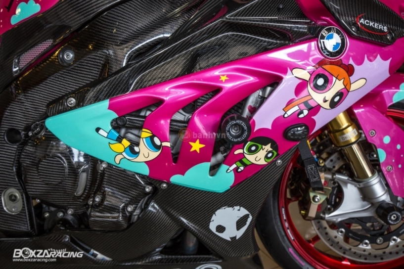 Bmw s1000rr so cute với phiên bản độ powerpuff gril từ the ackers racing - 18