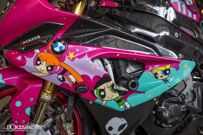 Bmw s1000rr so cute với phiên bản độ powerpuff gril từ the ackers racing - 19