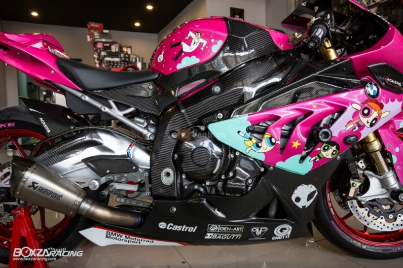 Bmw s1000rr so cute với phiên bản độ powerpuff gril từ the ackers racing - 27